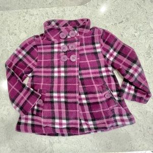 Toddler Girls’ Fleece Peacoat